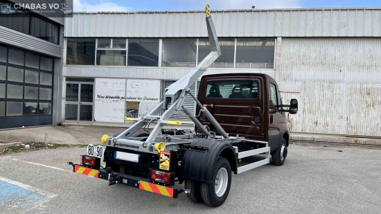 IVECO Daily poids lourd 70C18A8 180cv bras polybennes 4T Electro-pompe