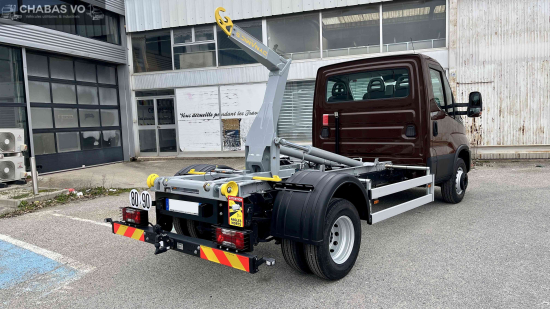IVECO Daily poids lourd 70C18A8 180cv bras polybennes 4T Electro-pompe