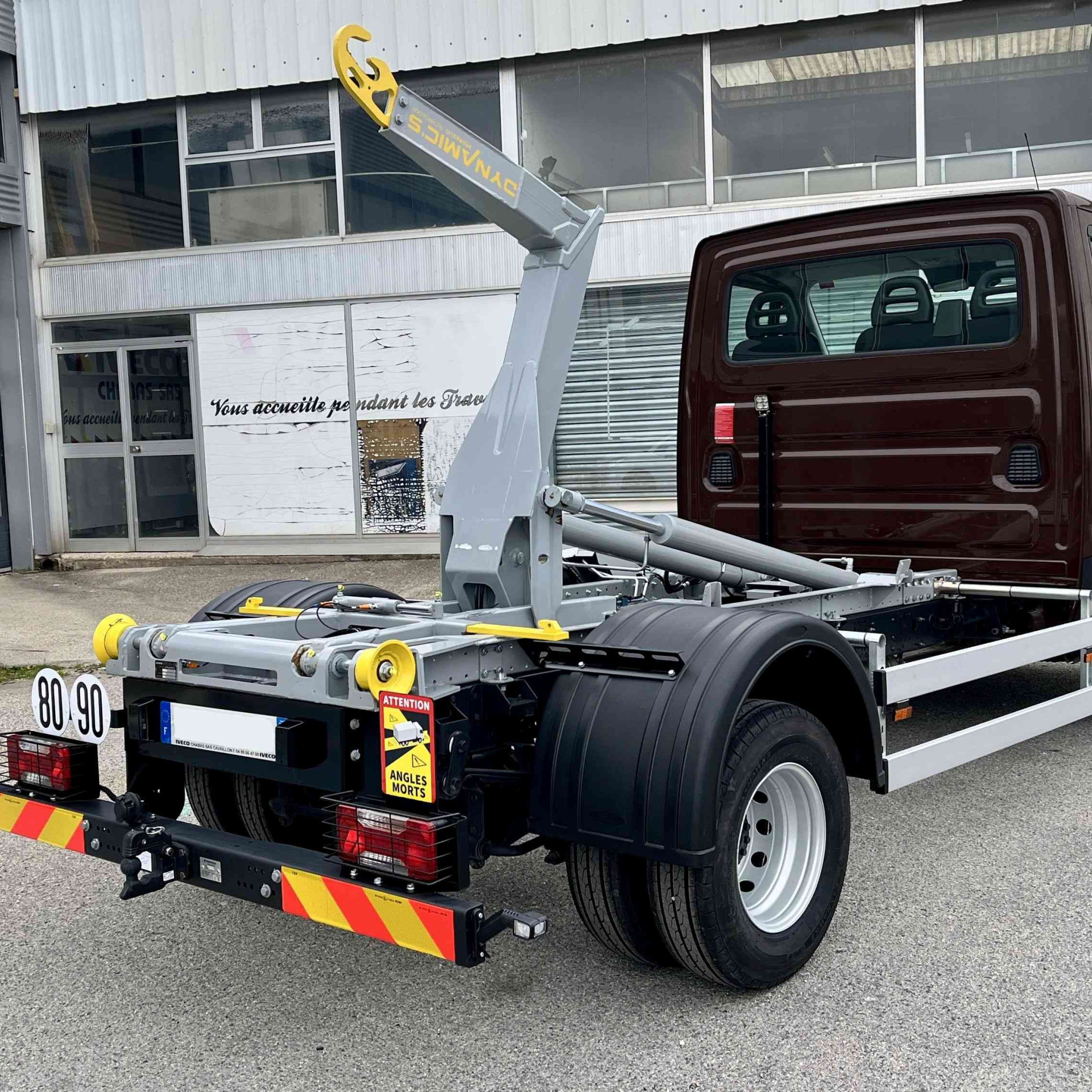 IVECO Daily poids lourd 70C18A8 180cv bras polybennes 4T Electro-pompe