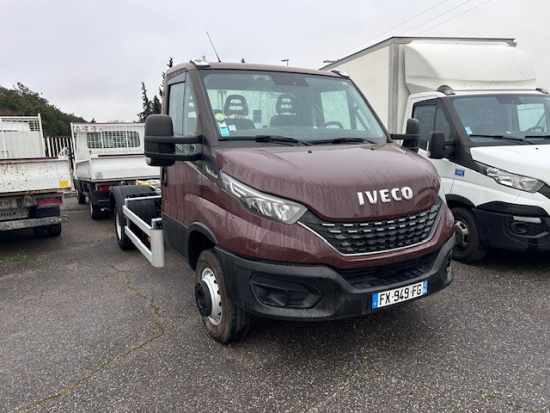 IVECO Daily poids lourd 70C18A8 180cv bras polybennes 4T Electro-pompe